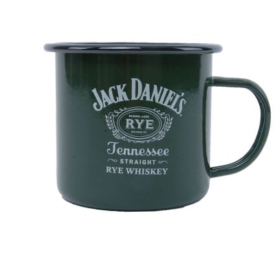 JACK DANIEL'S Tennessee Rye Emaille Becher