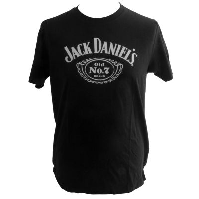 JACK DANIEL'S Men's T-Shirt Cartouche Logo - L