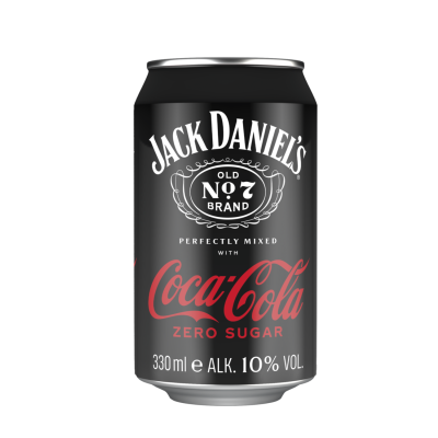 Jack Daniel's & Coca-Cola Zero Sugar - 0,33l Dose