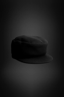 Warme Strickmütze im Beanie-Stil mit Schirm – JACK DANIEL'S Branding