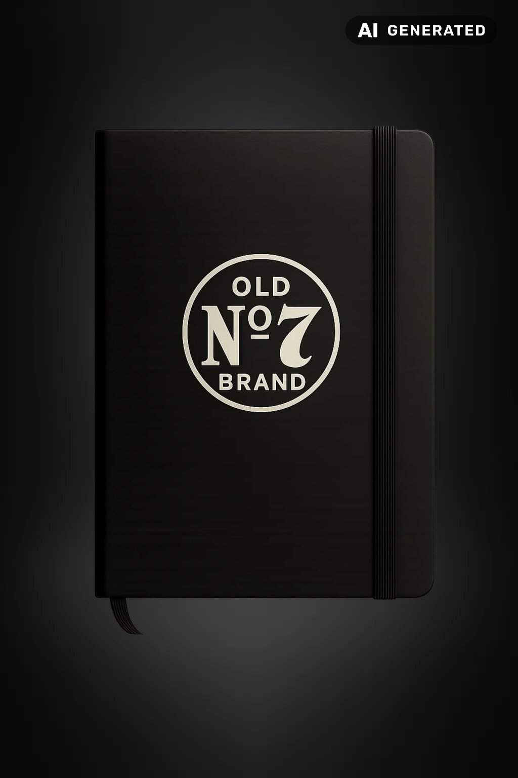 JACK DANIEL'S Notizbuch schwarz